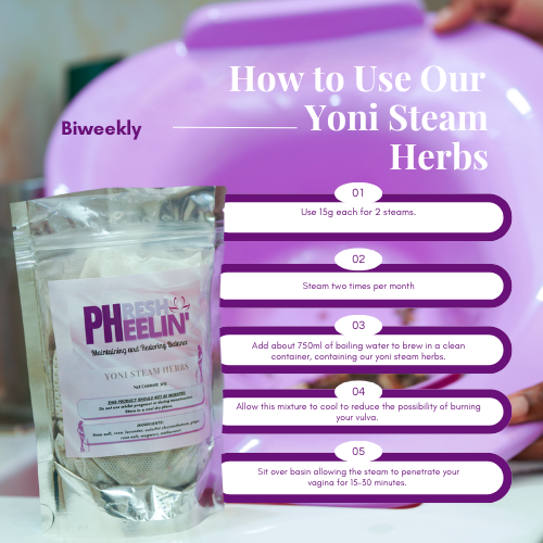 Yoni Steam Herbs – Herbal Womb Steaming for PCOS, Fibroids, Fertility & Menstrual Support