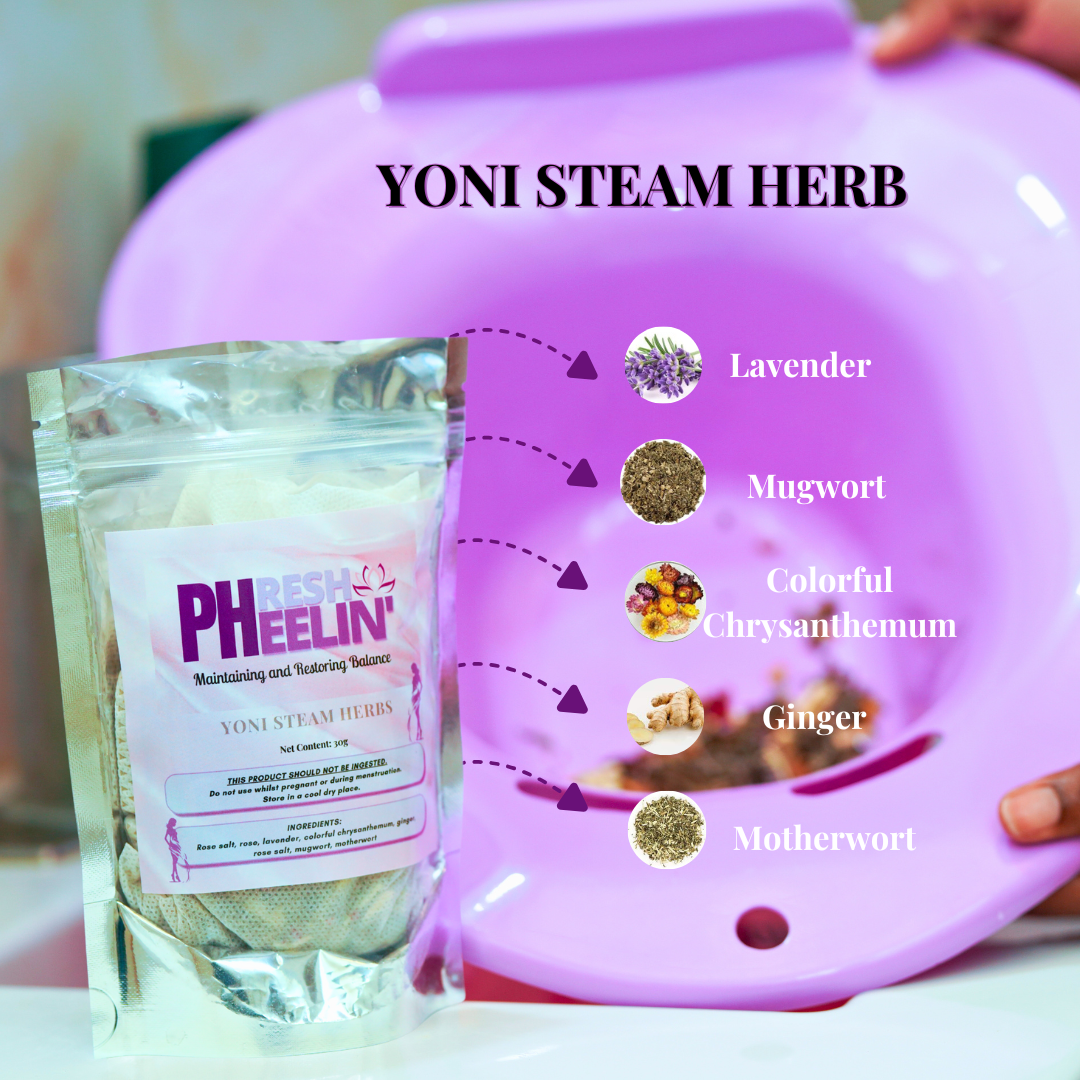 Yoni Steam Herbs – Herbal Womb Steaming for PCOS, Fibroids, Fertility & Menstrual Support