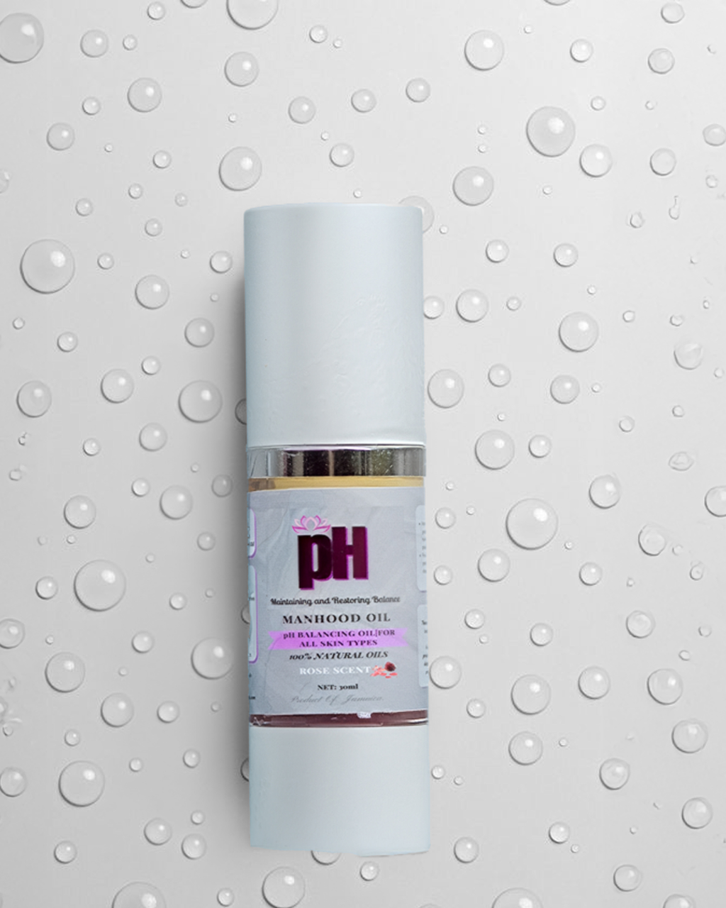 Manhood Oil -Natural Men’s Intimate Moisturizing Oil for Odor Control, pH Balance & Comfort