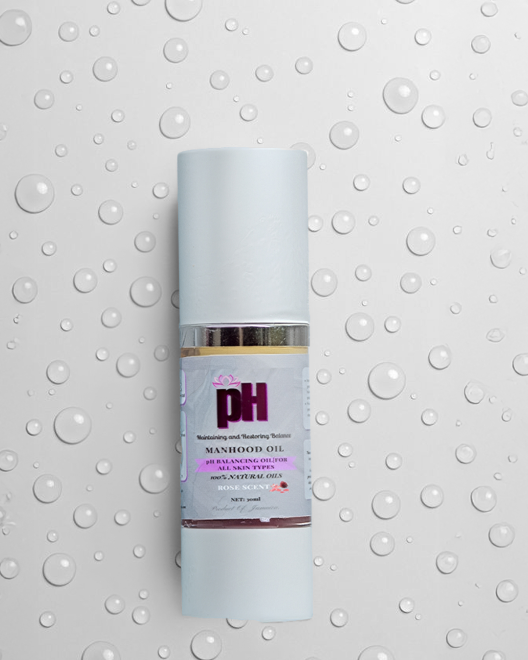 Manhood Oil -Natural Men’s Intimate Moisturizing Oil for Odor Control, pH Balance & Comfort