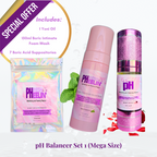 pH Balancer Set (Mega Size) – Complete Vaginal pH, Odor, BV & Yeast Balance Support