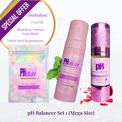 pH Balancer Set (Megasize)  – Your Complete Feminine Care Routine for Lasting Freshness & Confidence