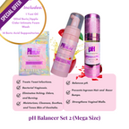 pH Balancer Set (Mega Size) – Complete Vaginal pH, Odor, BV & Yeast Balance Support