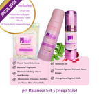pH Balancer Set (Mega Size) – Complete Vaginal pH, Odor, BV & Yeast Balance Support
