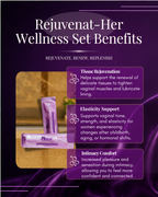 Rejuvenat-Her Wellness Sets – for Vaginal Dryness, Hormonal Balance, pH Support & Menopause Care