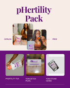 pHertility Pack- Complete Reproductive, PCOS, Endometriosis, Fibroid, Tubal Blockage, Hormonal Balance & Conception Support System