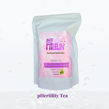 pHertility Tea-Organic Tea for Women to Boost Fertility, Support Menstrual Cycle & Hormone Balance, Contains Vitex, Mint Flavor