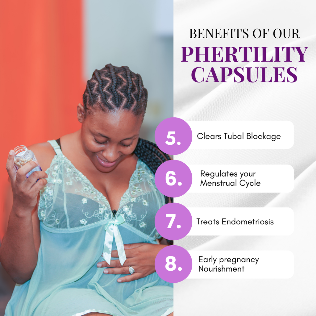 pHertility Capsules –Natural Fertility Support with Myo-Inositol & Herbs for Hormone Balance, Ovulation & Reproductive Health