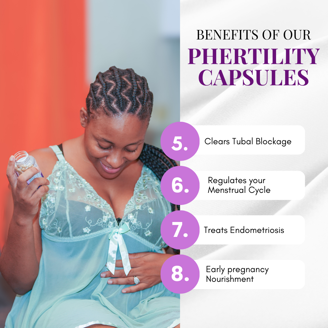 pHertility Capsules –Natural Fertility Support with Myo-Inositol & Herbs for Hormone Balance, Ovulation & Reproductive Health