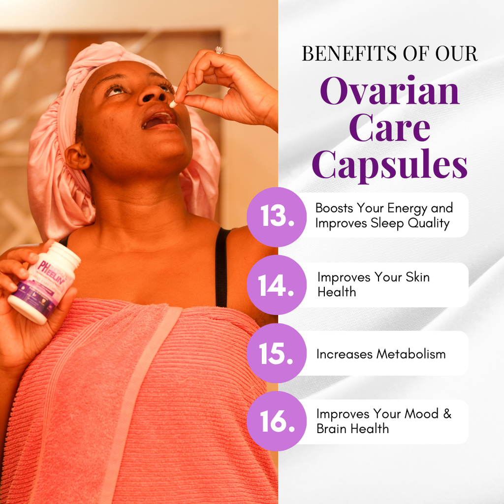 Ovarian Care Capsules - Natural PCOS, Hormonal Balance, Menstrual & Conception Support with Myo-Inositol & D-Chiro Inositol