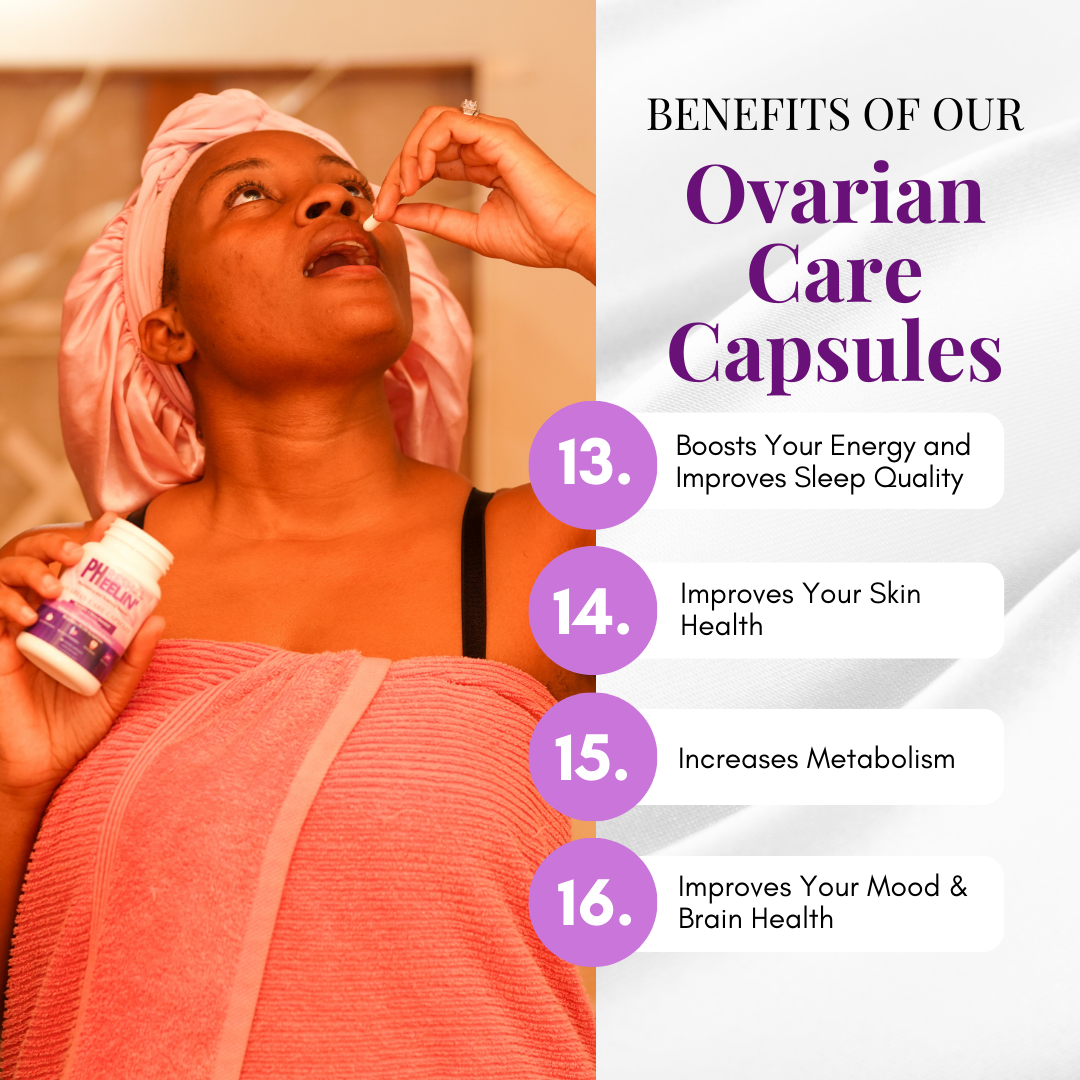 Ovarian Care Capsules - Natural PCOS, Hormonal Balance, Menstrual & Conception Support with Myo-Inositol & D-Chiro Inositol