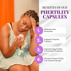 pHertility Capsules –Natural Fertility Support with Myo-Inositol & Herbs for Hormone Balance, Ovulation & Reproductive Health