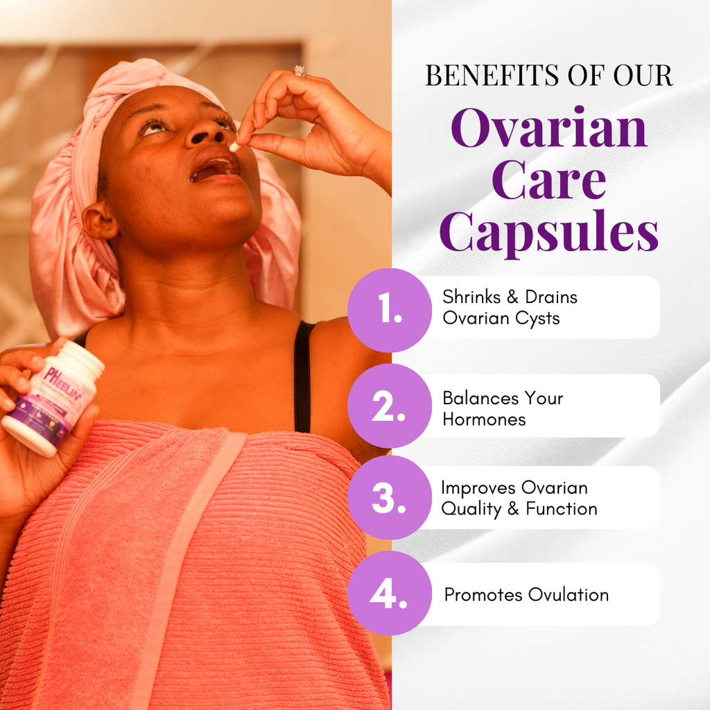 Ovarian Care Capsules - Natural PCOS, Hormonal Balance, Menstrual & Conception Support with Myo-Inositol & D-Chiro Inositol
