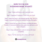 Manhood Boric Wash-Mint- Hygienic Wash-Rids Odor, Itching, & Irritation
