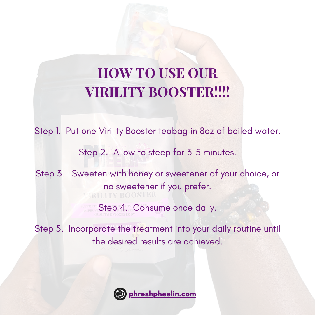 Virility Booster - Natural Tonic for Male Reproductive Support and Vitality Support with Maca Root