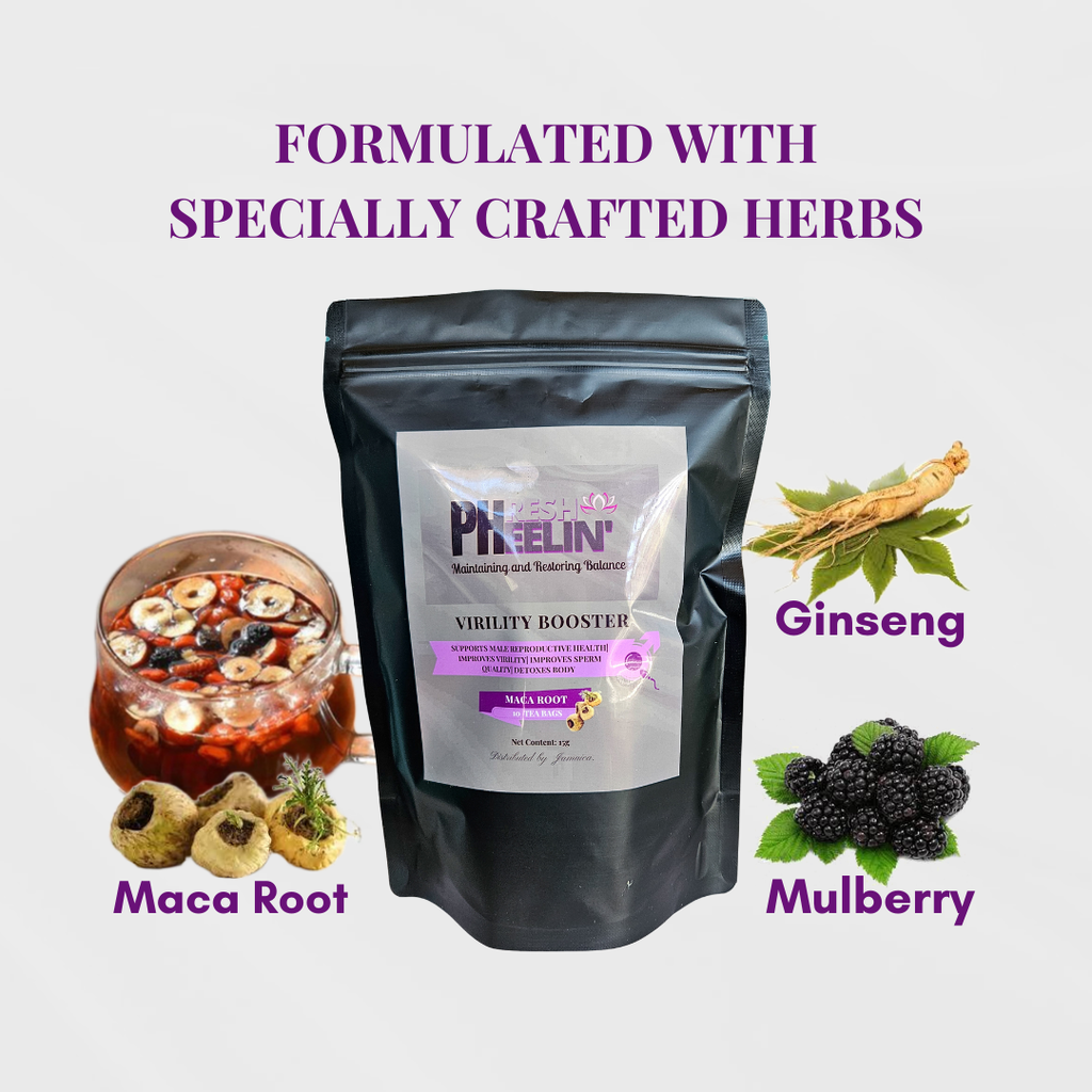 Virility Booster - Natural Tonic for Male Reproductive Support and Vitality Support with Maca Root