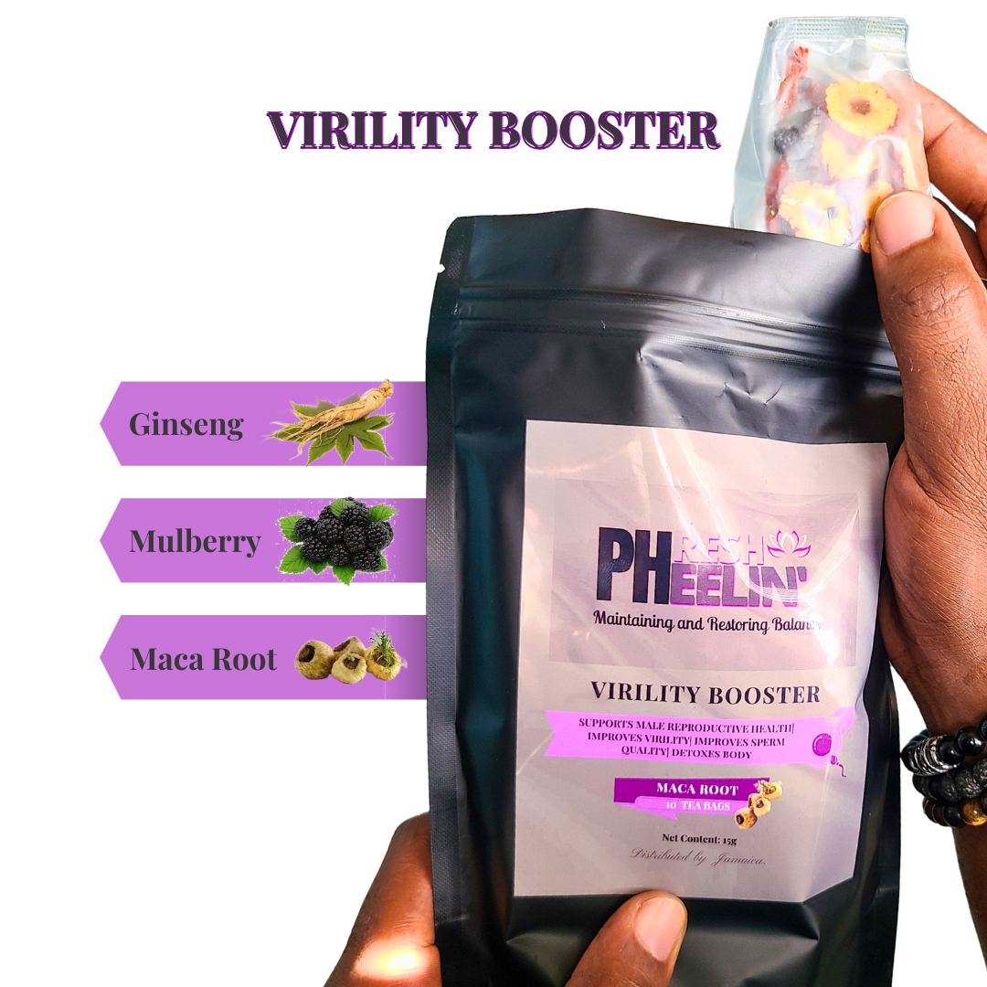 pHresh pHeelin' Virility Booster - Natural Tonic for Male Reproductive Support and Vitality Support with Maca Root