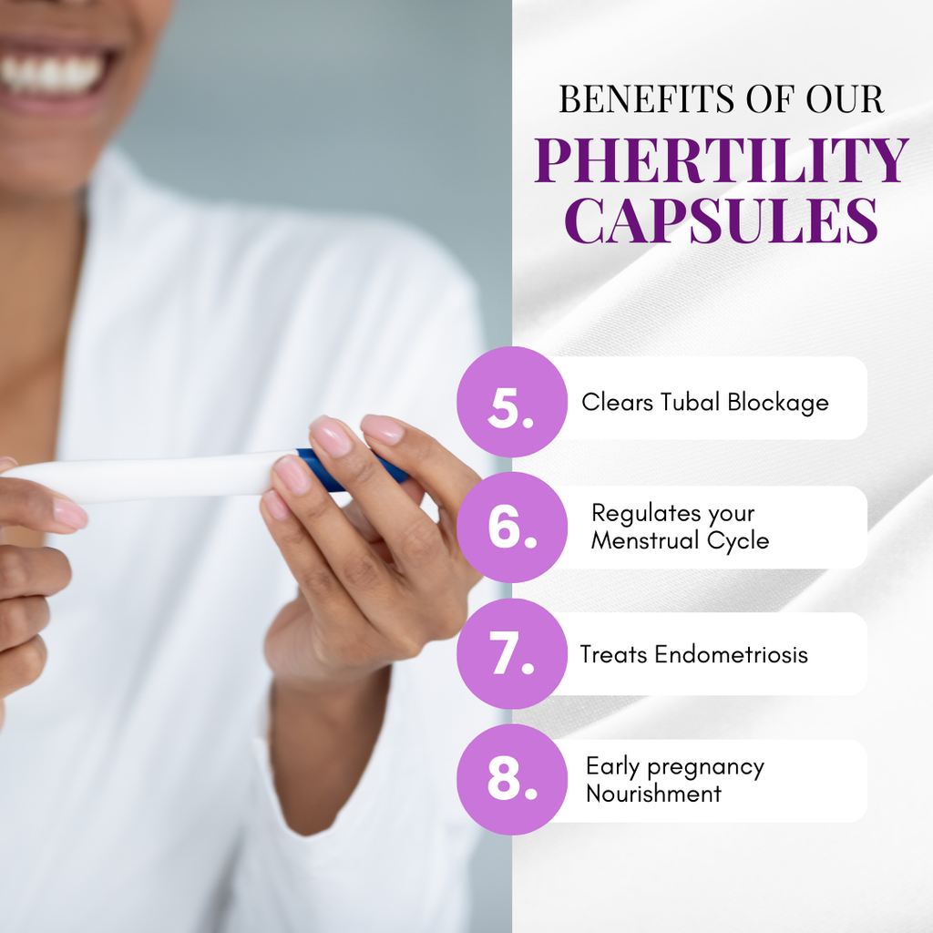 pHertility Capsules – Natural Fertility Support with Myo-Inositol & Herbs for Hormone Balance, Ovulation & Reproductive Health