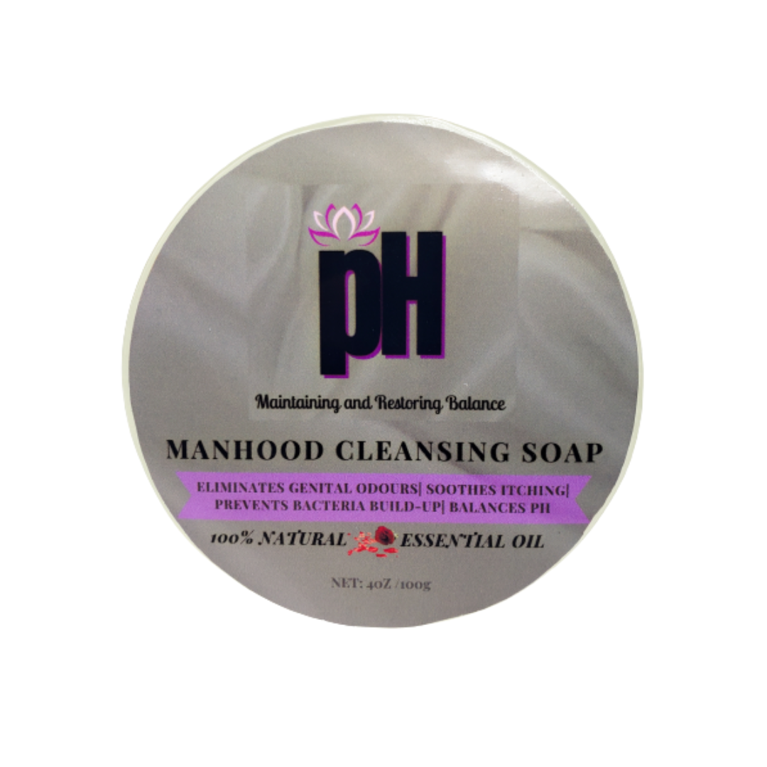 Manhood Cleansing Soap-(100g)-Gentle Relieves Unwanted Odor, Irritation, Itch, Redness & Inflammation